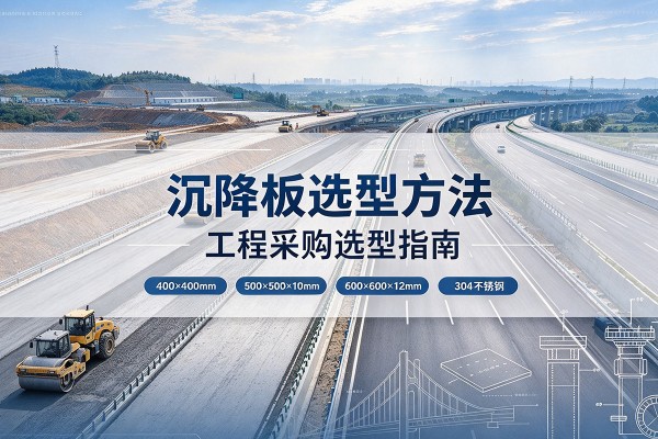 峡江沉降板选择方法